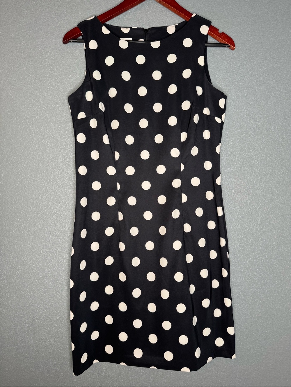 ALYX Limited Polka Dot Sheath Dress Womens 8 Black White Cocktail Career